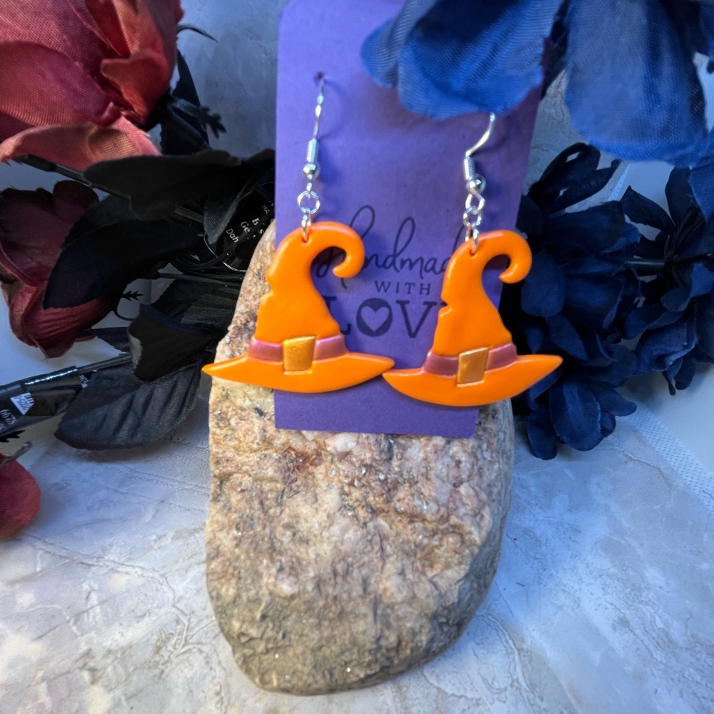 Witch Hat Earrings